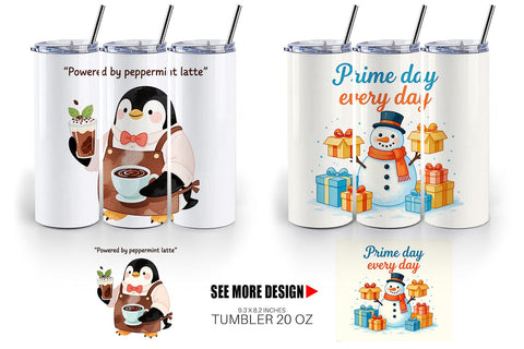 Tumbler Retail Christmas Sarcasm Sublimation artnoy 