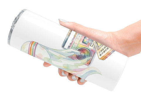 Tumbler Retro Arcade Gamer Ghost Sublimation artnoy 