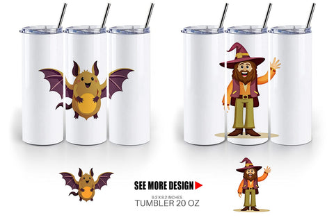 Tumbler Retro Boo Bash Sublimation artnoy 