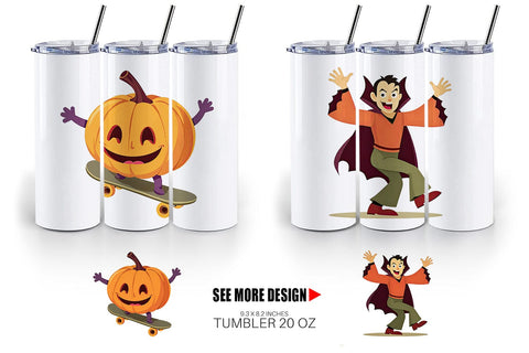 Tumbler Retro Boo Bash Sublimation artnoy 
