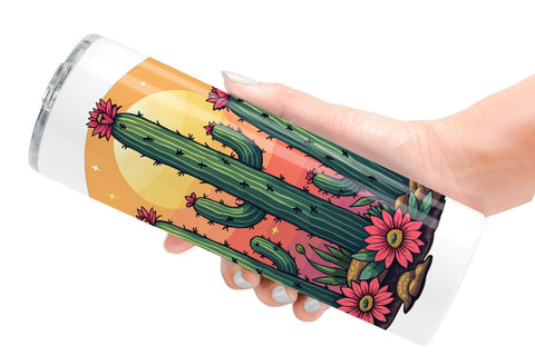 Tumbler Retro Desert Vibes Sublimation artnoy 