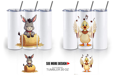 Tumbler Retro Faith Farm Sublimation artnoy 