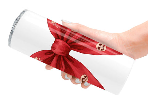 Tumbler Retro Halloween Bows Sublimation artnoy 