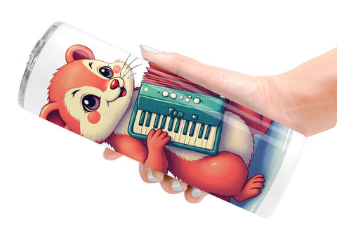 Tumbler Retro Magic Critters Sublimation artnoy 