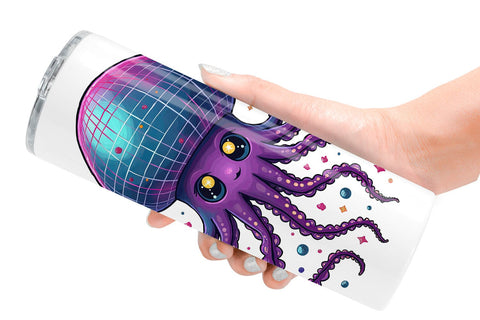 Tumbler Retro Sea Critters Sublimation artnoy 