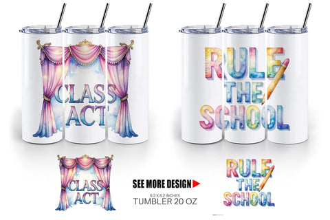 Tumbler Retro Teacher Quotes Sublimation artnoy 