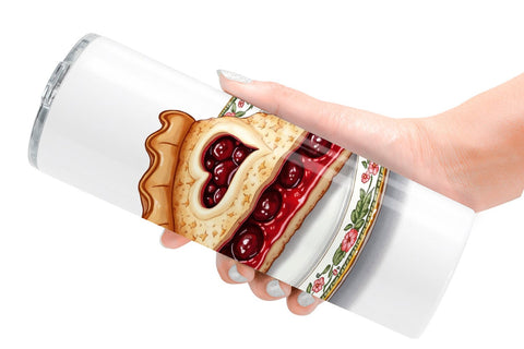 Tumbler Retro Valentine's Sweetheart Cafe Sublimation artnoy 