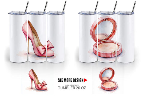 Tumbler Retro Vanity Coquette Sublimation artnoy 