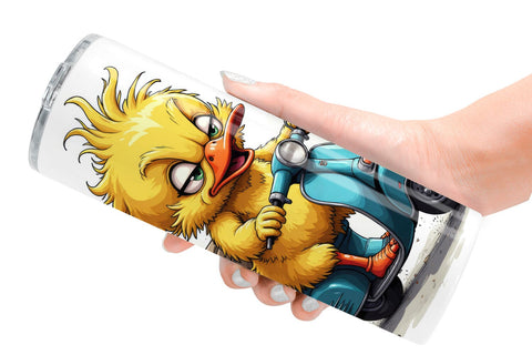 Tumbler Road Rage Critters Sublimation artnoy 