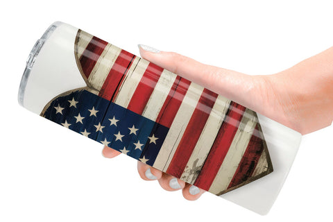 Tumbler Rustic 4th of July Sublimation artnoy 