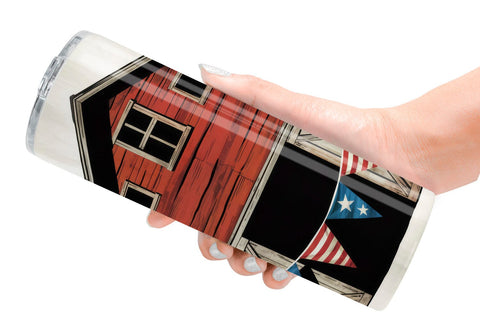 Tumbler Rustic 4th of July Sublimation artnoy 