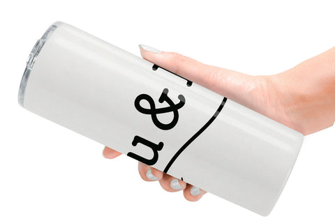 Tumbler Rustic Farmhouse Valentine Quotes Sublimation artnoy 