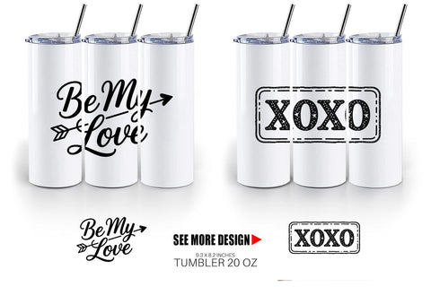 Tumbler Rustic Farmhouse Valentine Quotes Sublimation artnoy 