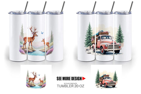 Tumbler Rustic Mountain Escape Sublimation artnoy 