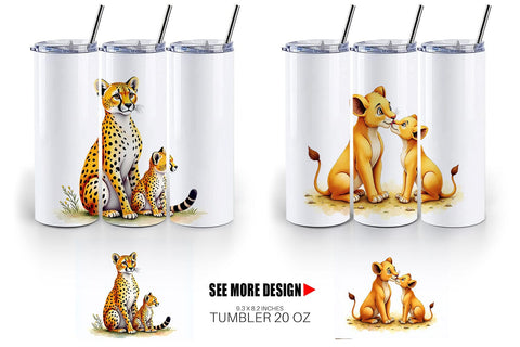 Tumbler Safari Love Sublimation artnoy 