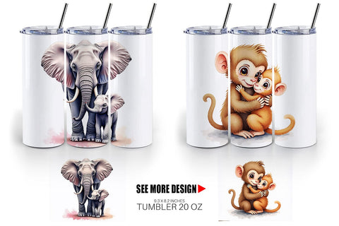 Tumbler Safari Love Sublimation artnoy 