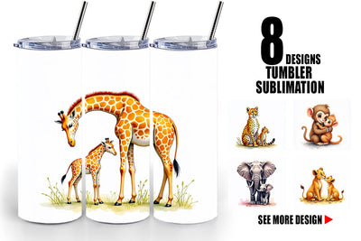 Tumbler Safari Love Sublimation artnoy 