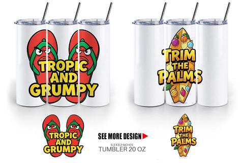 Tumbler Salty Tropical Christmas Sarcastic Quotes Sublimation artnoy 