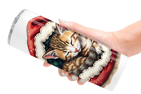 Tumbler Santa Hat Whimsy Sublimation artnoy 