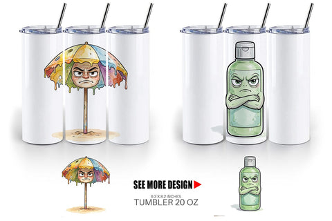 Tumbler Sarcastic Beach Gear Sublimation artnoy 