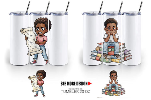 Tumbler Sarcastic Black History Sublimation artnoy 
