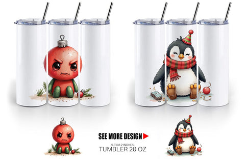 Tumbler Sarcastic Chrisrtmas Sublimation artnoy 
