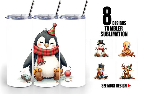 Tumbler Sarcastic Chrisrtmas Sublimation artnoy 