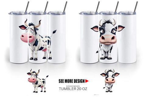 Tumbler Sarcastic Cow Sublimation artnoy 