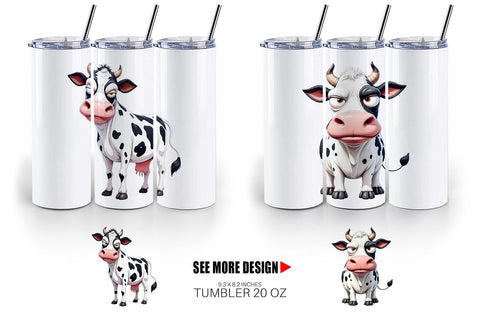 Tumbler Sarcastic Cow Sublimation artnoy 
