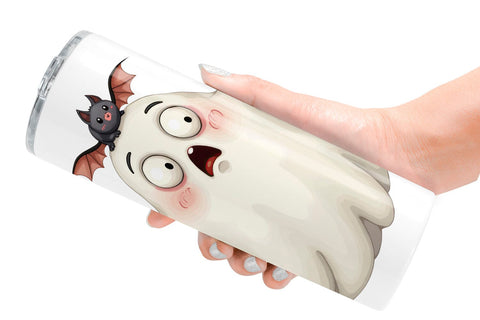 Tumbler Sarcastic Halloween Ghost Sublimation artnoy 