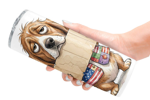 Tumbler Sarcastic Sassy Patriotic Animals Sublimation artnoy 