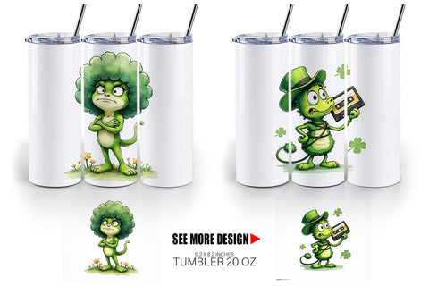 Tumbler Sarcastic Shamrock Sublimation artnoy 