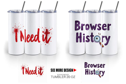 Tumbler Sarcastic Shopper Quote Sublimation artnoy 