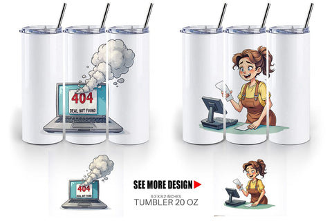 Tumbler Sarcastic Shopper Sublimation artnoy 