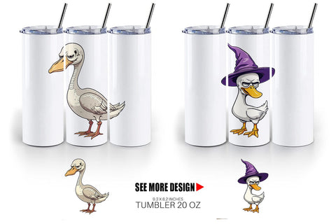 Tumbler Sarcastic Skelegoose Sublimation artnoy 