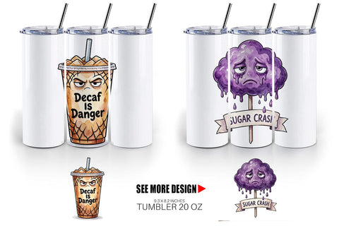 Tumbler Sarcastic Spooky Summer Snacks Sublimation artnoy 