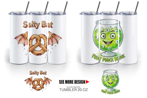 Tumbler Sarcastic Spooky Summer Snacks Sublimation artnoy 