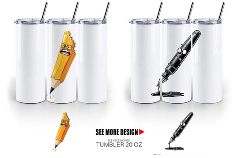 Tumbler Sarcastic Study Buddies Sublimation artnoy 