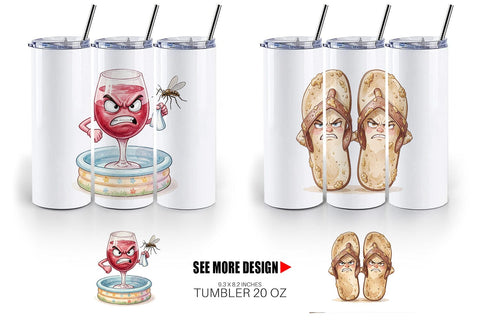 Tumbler Sarcastic Summer Gear Vibes Sublimation artnoy 