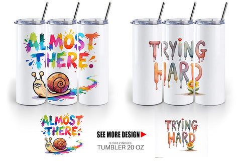 Tumbler Sarcastic Sunshine Cynical Hope Watercolor Sublimation artnoy 