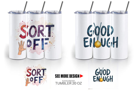 Tumbler Sarcastic Sunshine Cynical Hope Watercolor Sublimation artnoy 