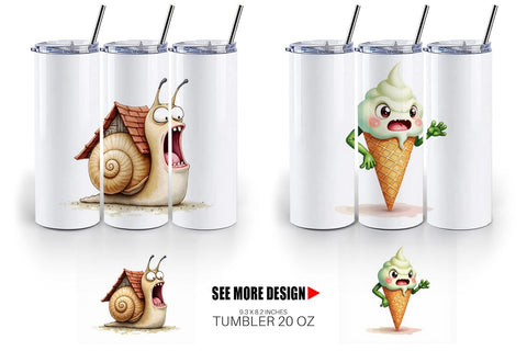 Tumbler Sarcastic Surreal Cuties Sublimation artnoy 
