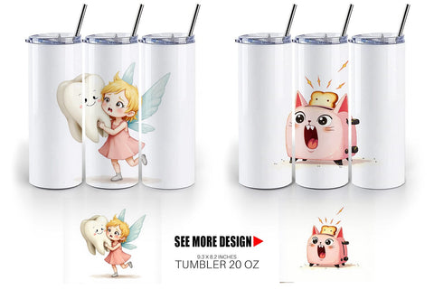 Tumbler Sarcastic Surreal Cuties Sublimation artnoy 
