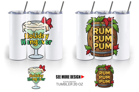 Tumbler Sarcastic Tiki Holiday Cocktail Quotes Sublimation artnoy 