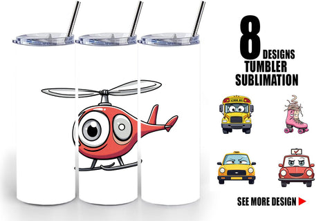 Tumbler Sarcastic Transport Squad Sublimation artnoy 