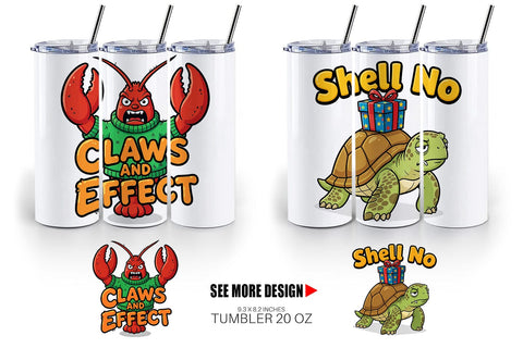 Tumbler Sarcastic Tropical Animal Christmas Quotes Sublimation artnoy 