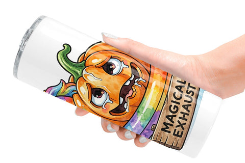Tumbler Sarcastic Tropical Fruit Pumpkin Sublimation artnoy 