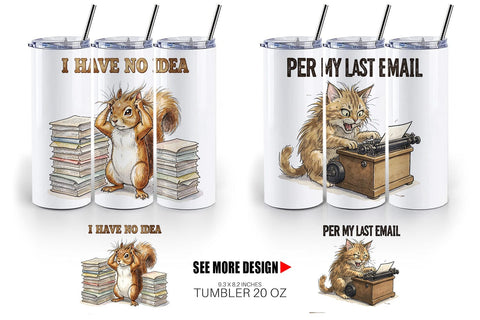 Tumbler Sarcastic Work Burnout Vintage Sublimation artnoy 