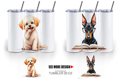 Tumbler Sass & Side-Eye Judgmental Dog Sublimation artnoy 