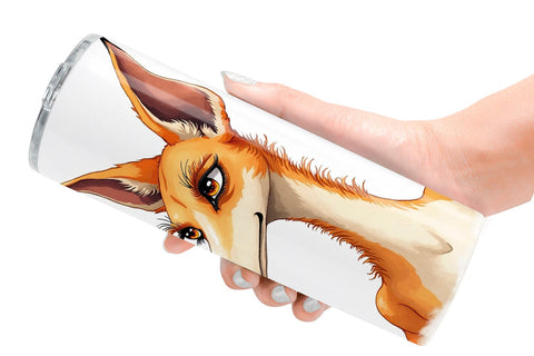 Tumbler Sass & Side-Eye Judgmental Dog Sublimation artnoy 